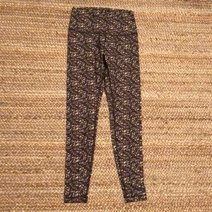 Sequin Print Lululemon Leggings Size 6